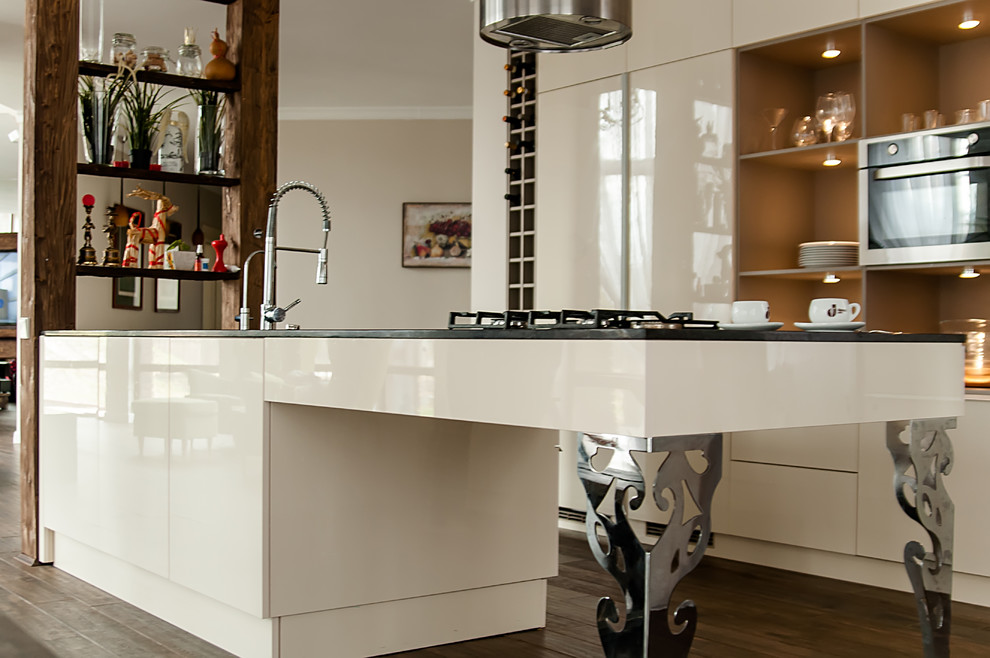 Кухня-гостиная загородного дома