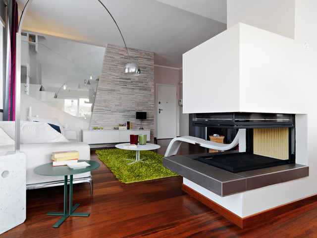House su due livelli moderne-salon