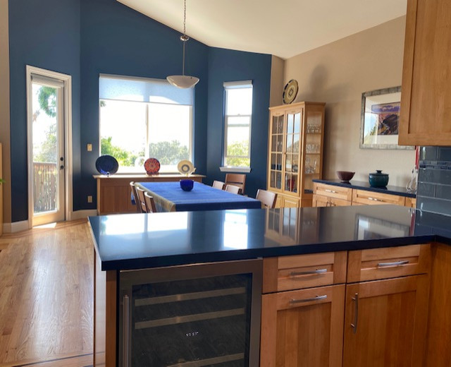 Oakland Hills Blue Kitchen
