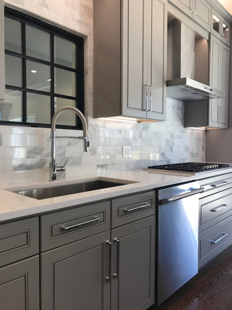 Kitchen - transitional kitchen idea in Chicago