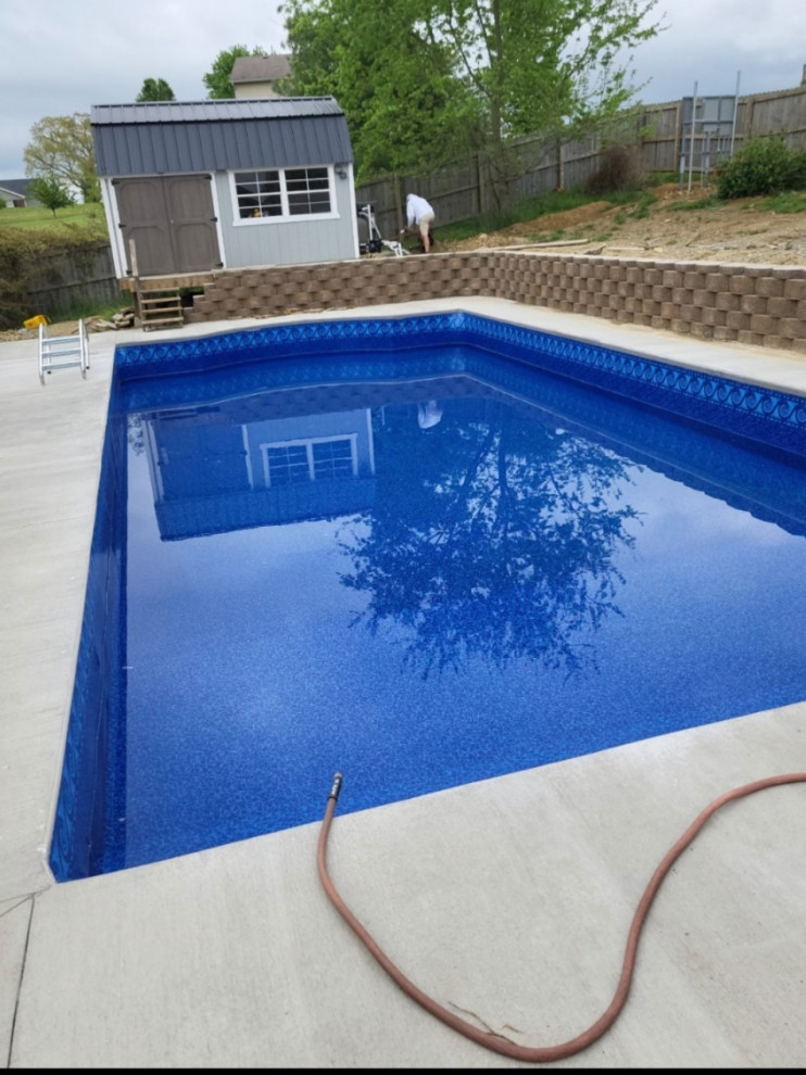 Vinyl Liner Pool Install - Book your free consult today!