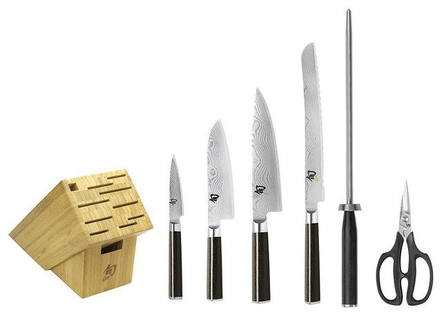 shun knife set