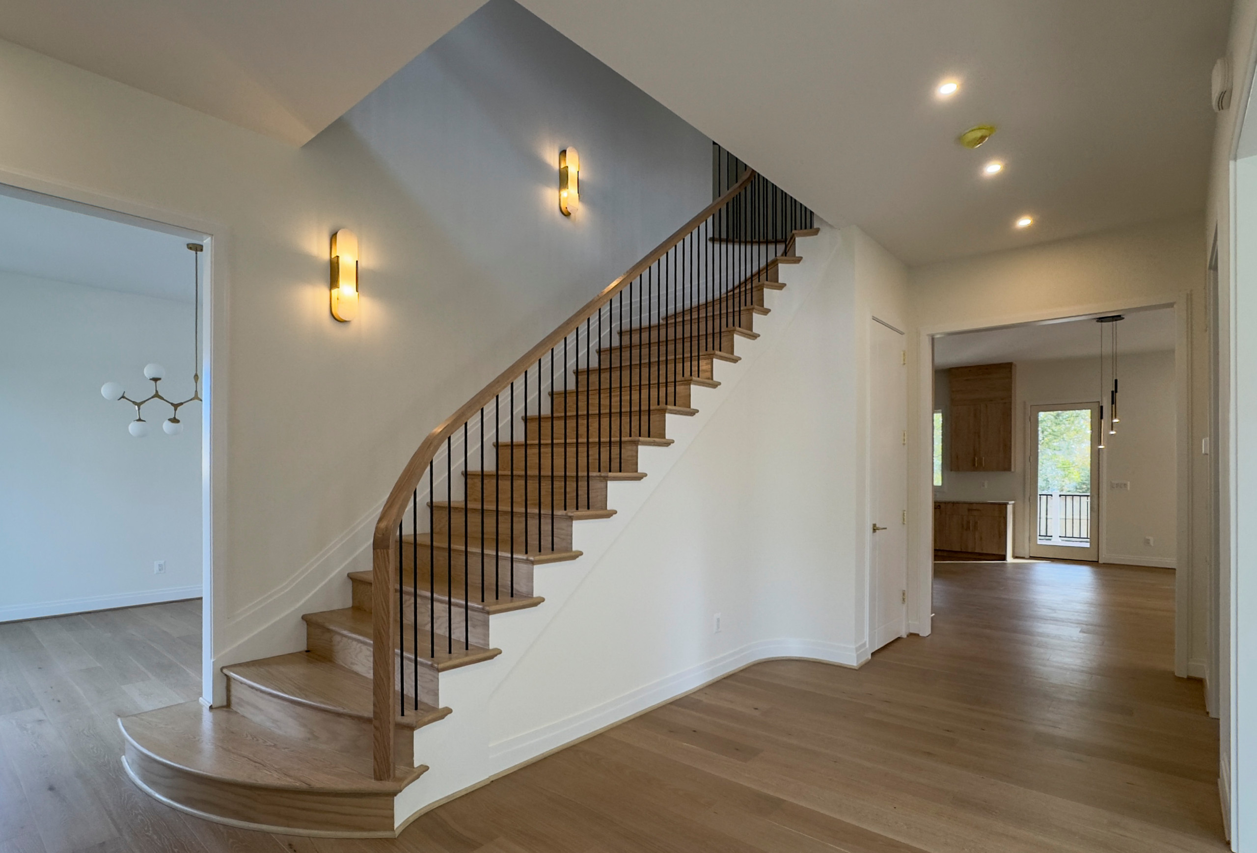 144_Attractive Transitional Staircase in Impressive Modern Home, Vienna VA 22180