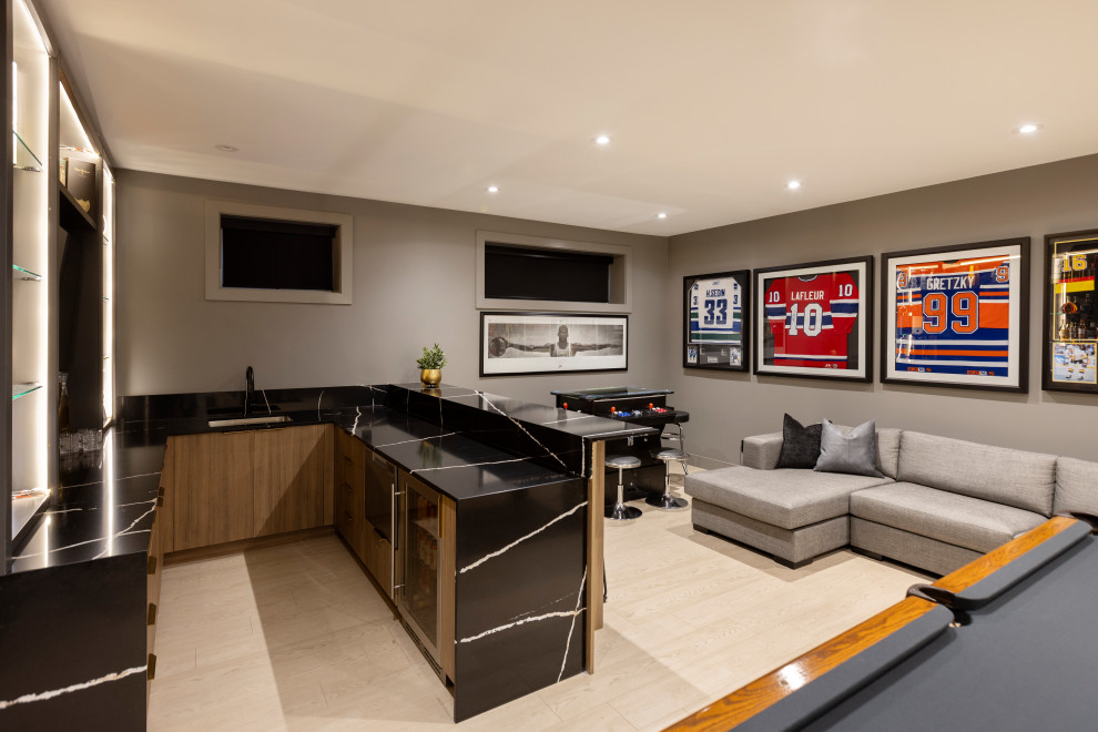 Home design - contemporary home design idea in Vancouver