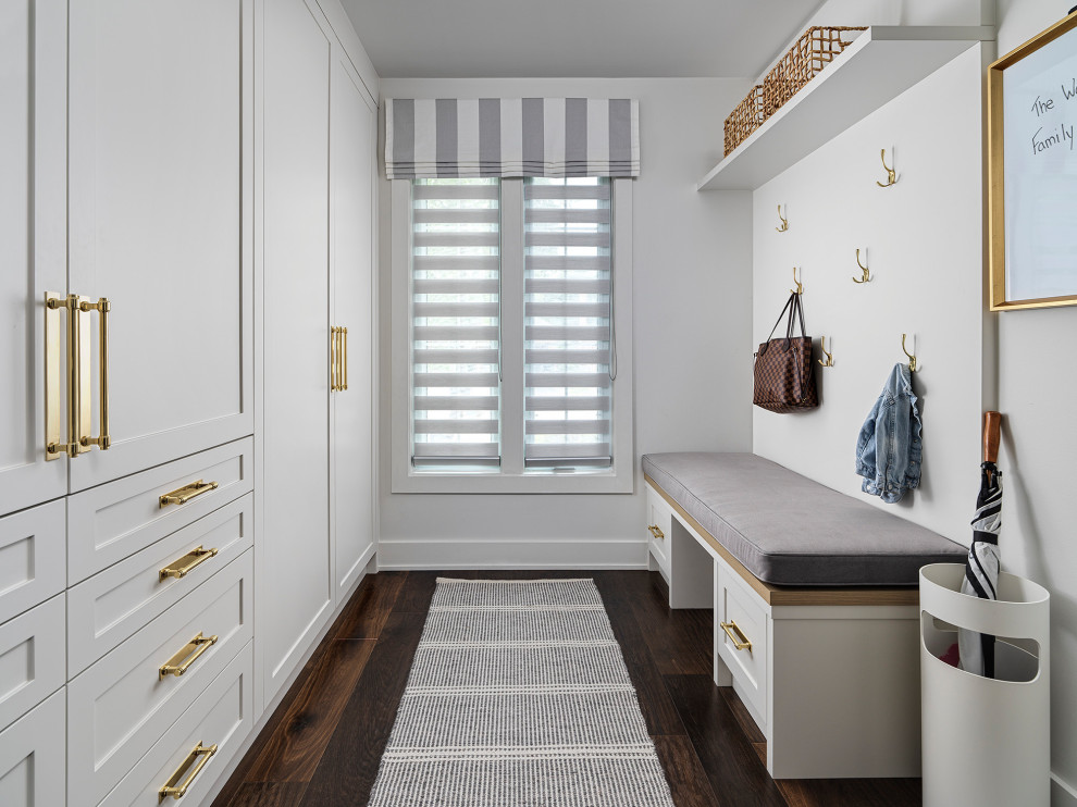 Inspiration for a transitional entryway remodel in Toronto