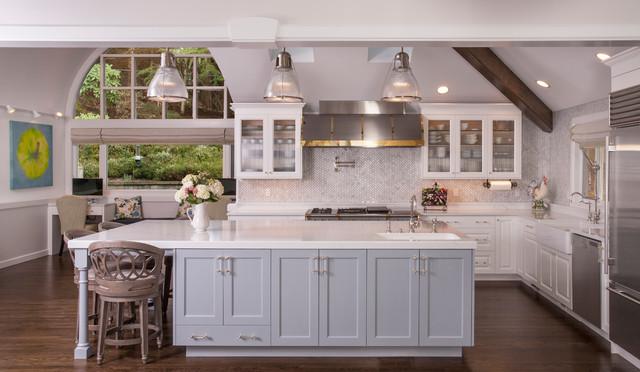 French Inspired Classical Kitchen traditional-kitchen