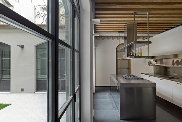 Casa Privata Milano industrial-kueche