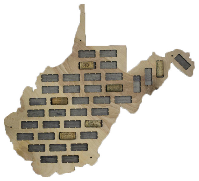 Wine Cork Traps State Of West Virginia Wine Cork Holder Wall