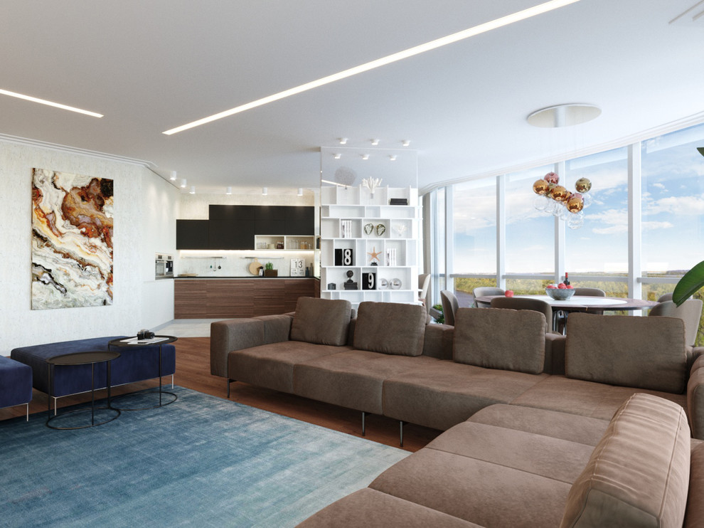 Дизайн квартиры "Симбиоз с природой"