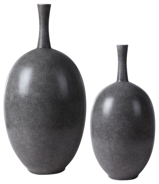 Uttermost Riordan Modern Vases, Set of 2