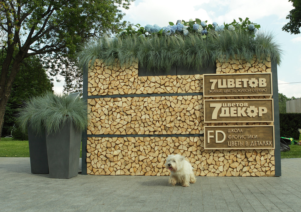 Балкон в экостиле