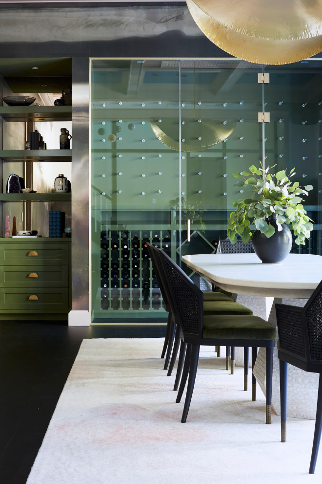 Bel Air Contemporary - Dining room - transitional dining room idea in Los Angeles