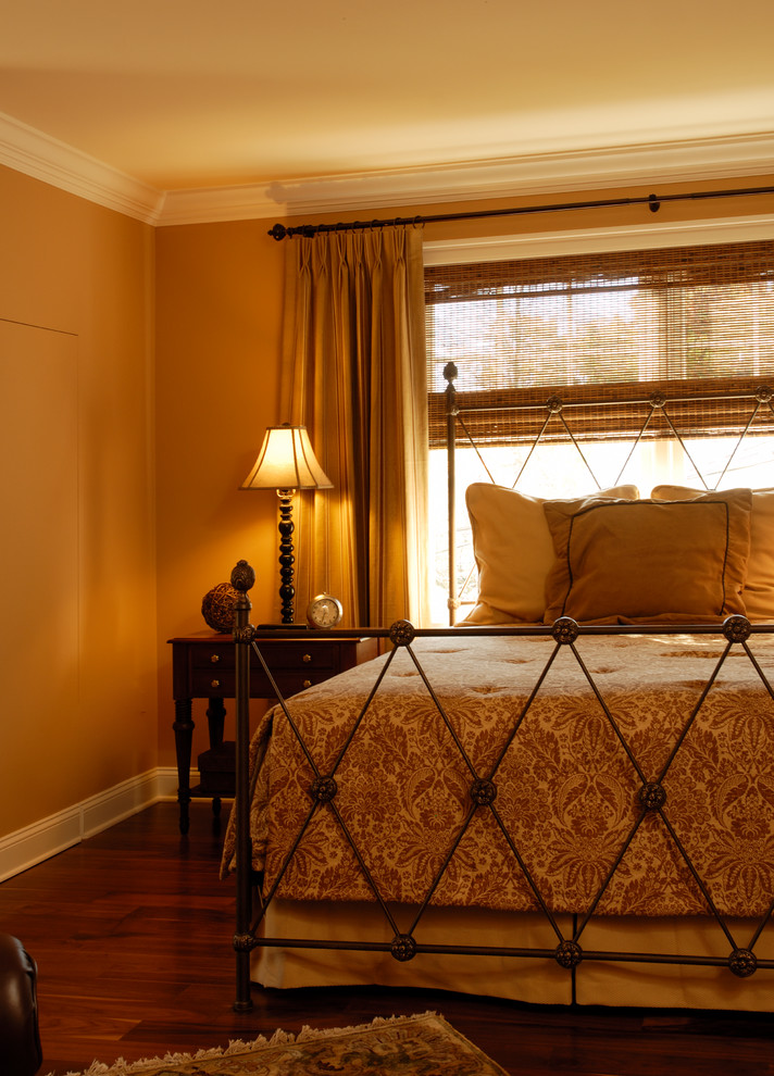 Transitional bedroom in Boston.