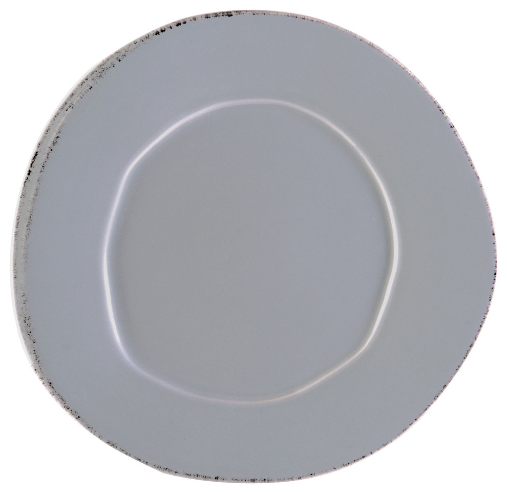 Lastra Gray Dinner Plate