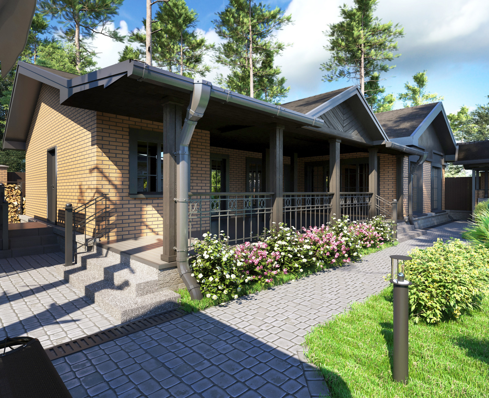 Частный жилой дом. Архитектура/Благоустройство