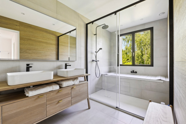 Maison Familiale , R&eacute;novation Totale nordico-cuarto-de-bano