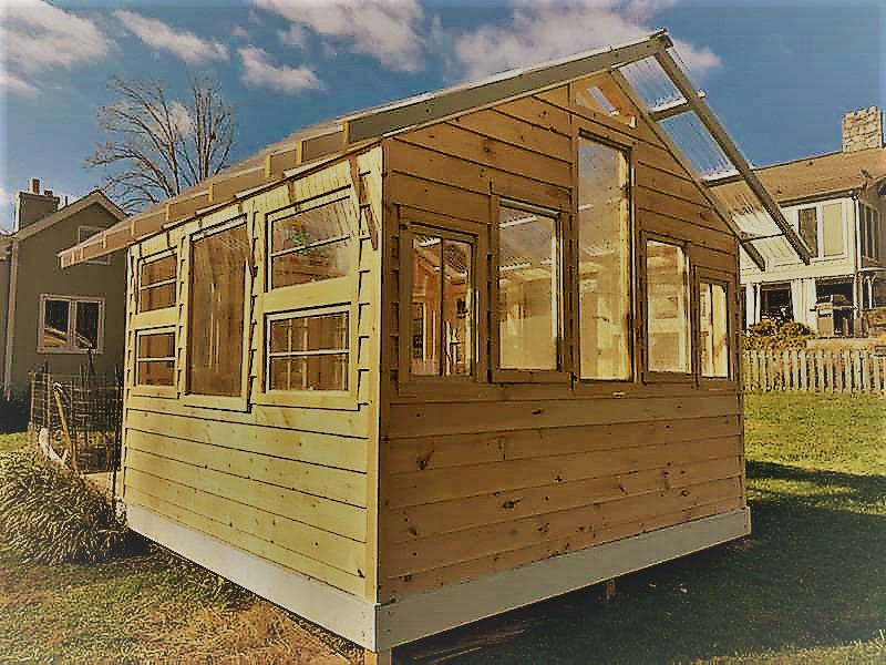 Greenhouse of Reclaimed Windows