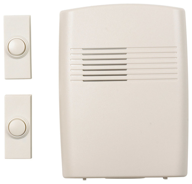 Heath Zenith Wireless Front Back Door Chime Transitional Heath Zenith Wireless Front Back Door Chime Transitional Doorbells And Chimes By Life Home
