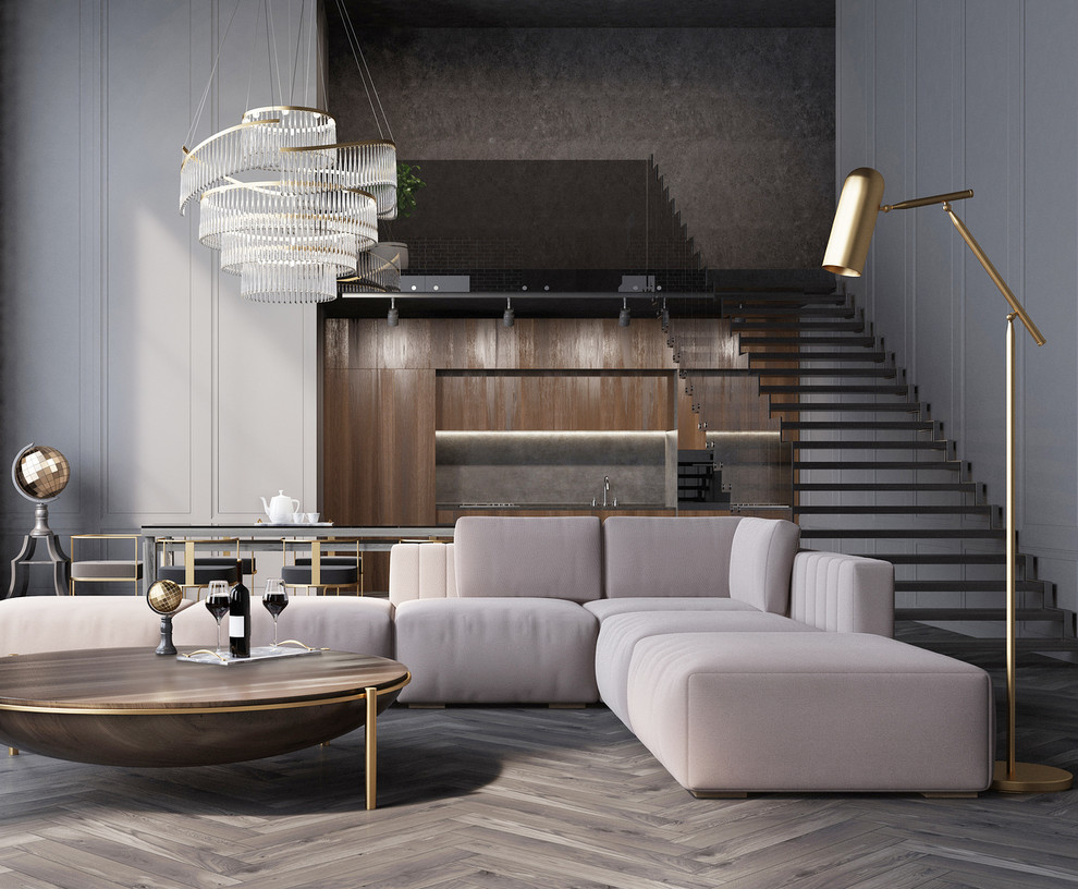 Maison de Luxe- Parisian Interior Design - Modern - Family Room - Los ...