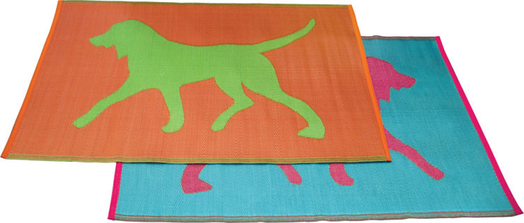 Koko - Dogs Plastic Floormat 4 x 6