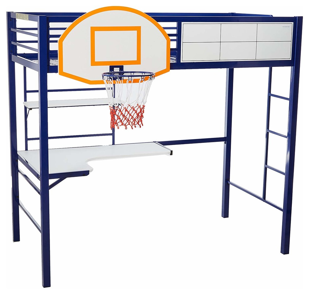 Hoops Basketball Bed Bunk Bed Contemporary Loft Beds by