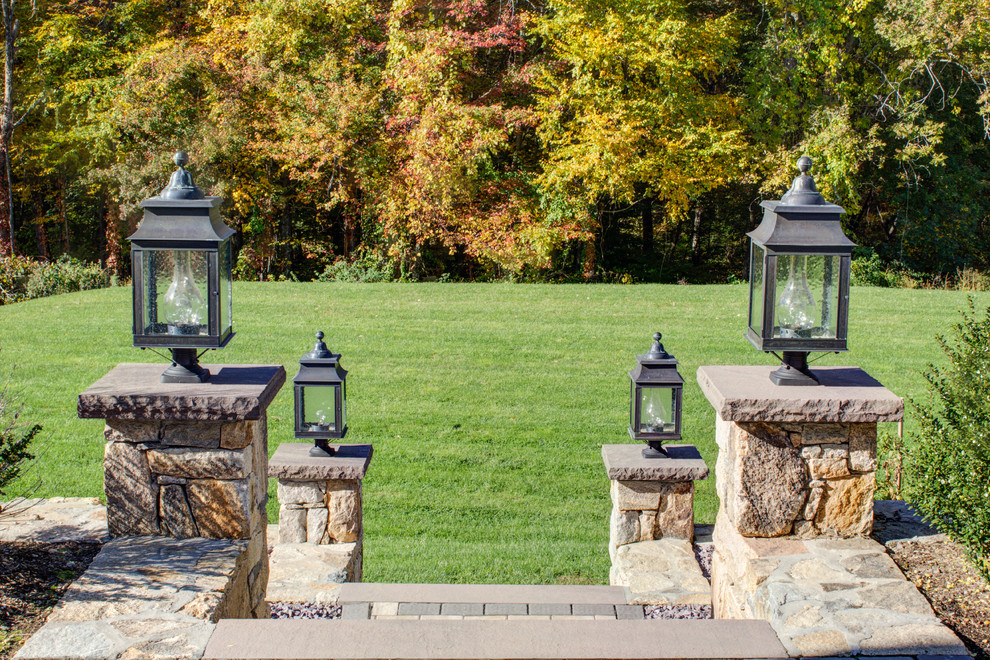 Design ideas for a transitional landscaping in Boston.
