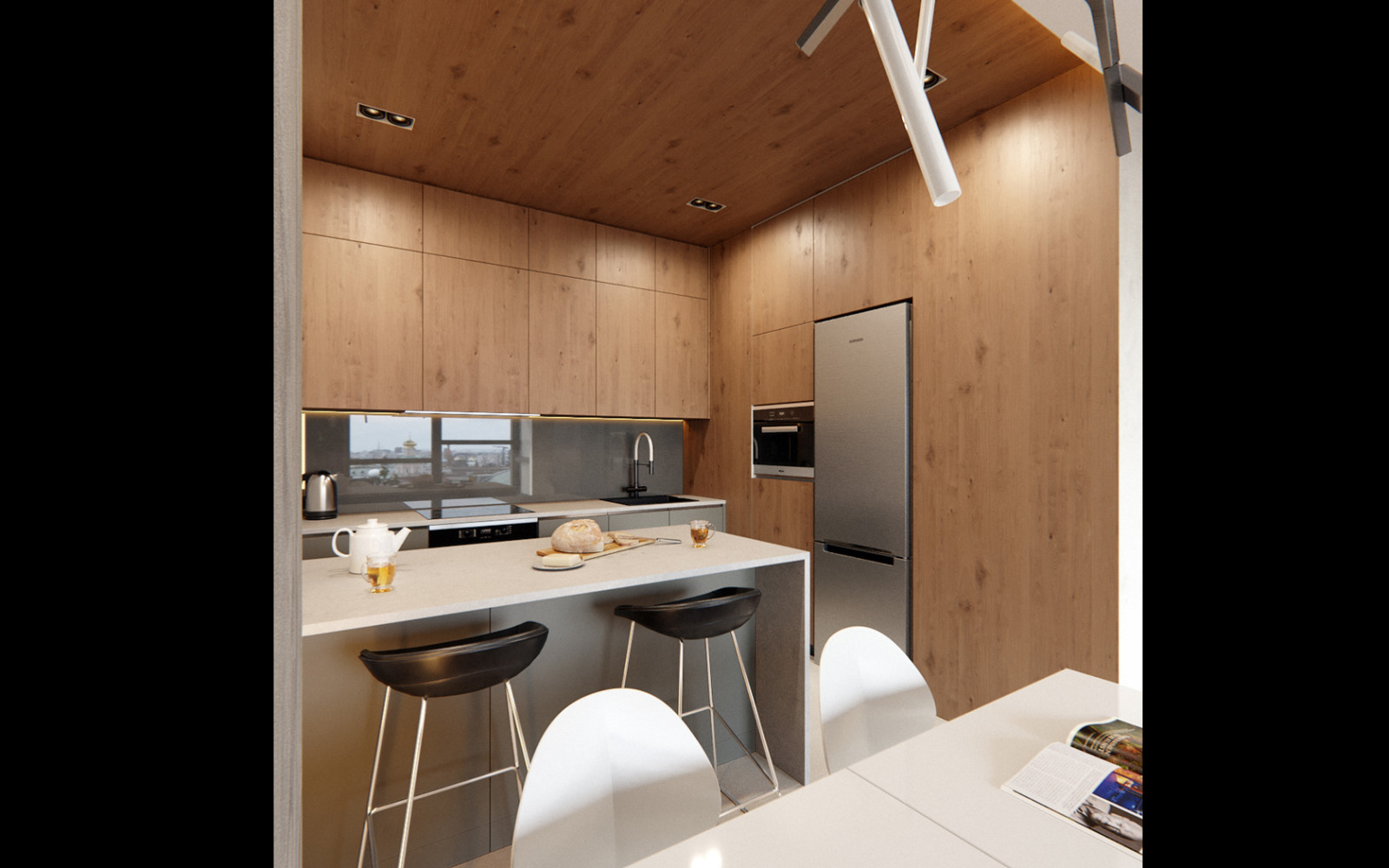 Проект квартиры для молодого человека в Жк Лайнер