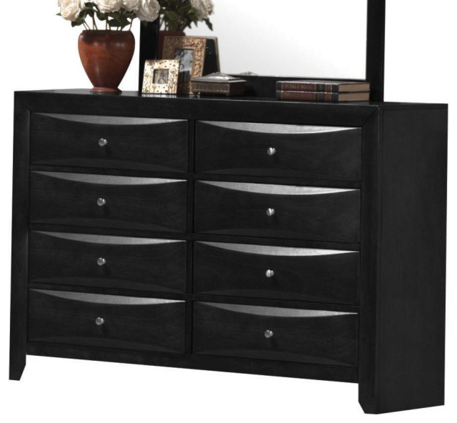 Acme Ireland Dresser Black Transitional Dressers by Acme Furniture Houzz