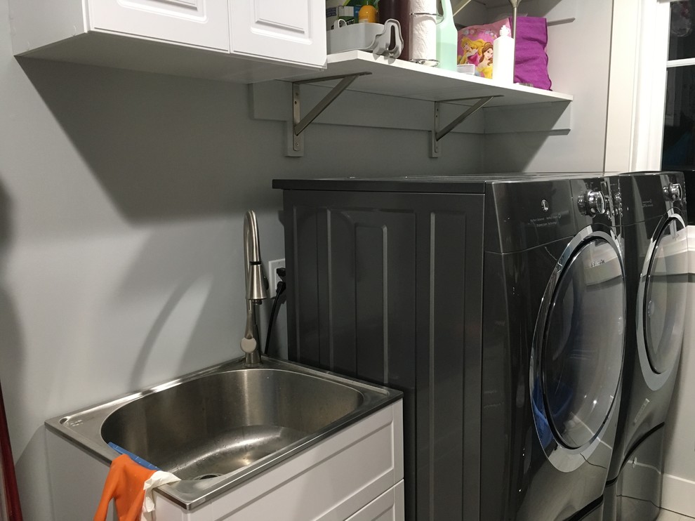 How to Hide Your Utility Sink: Faux Cabinet Tutorial - Within the Grove