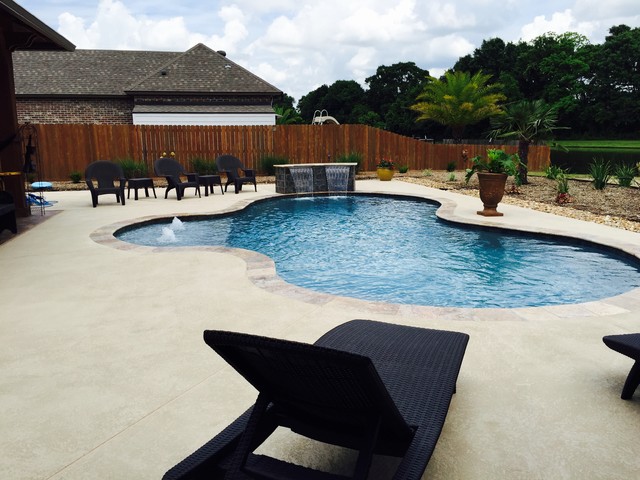 New Gunite Swimming Pool Contemporary Pool New Orleans By