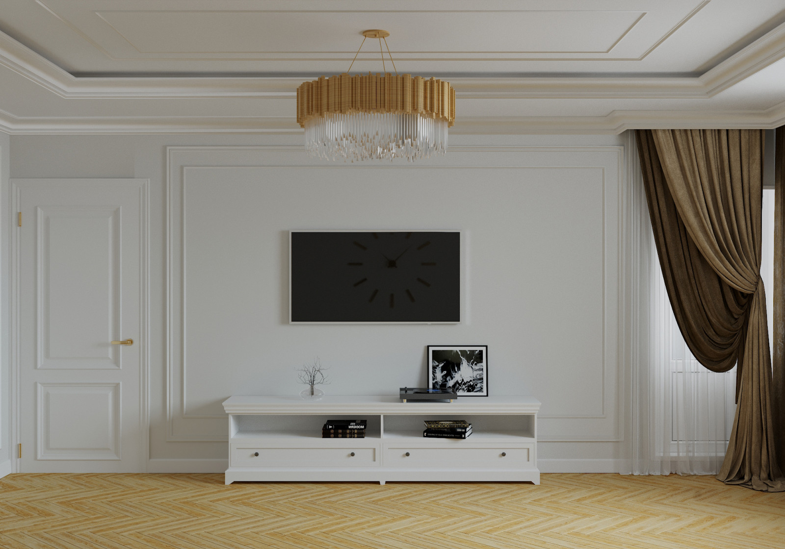 Воздушная неоклассика. Квартира, город Таганрог