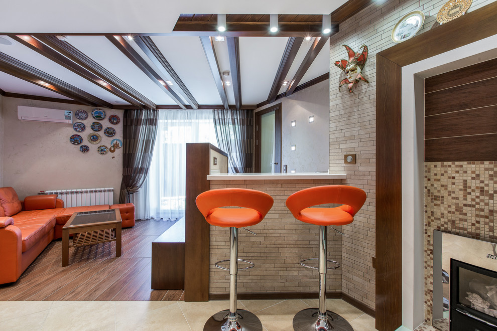 Интерьер коттеджа в эко-стиле