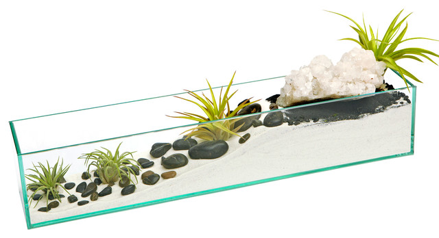 Crystal Quartz Wave Terrarium
