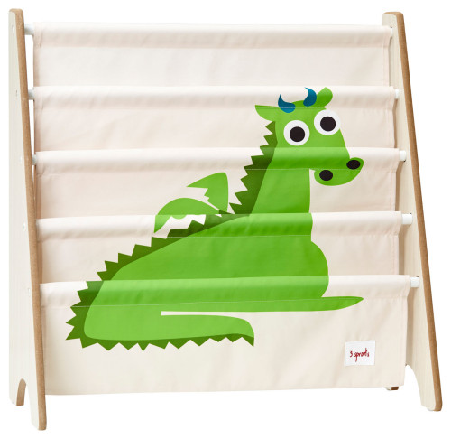 3 Sprouts Book Rack Dragon