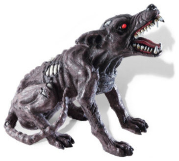 Halloween Zombie Dog with Lights and Sound - Halloween Decorations and Decor