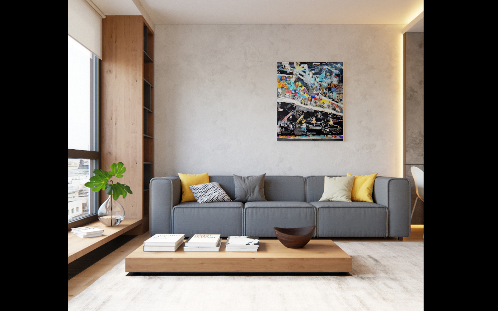 Проект квартиры для молодого человека в Жк Лайнер