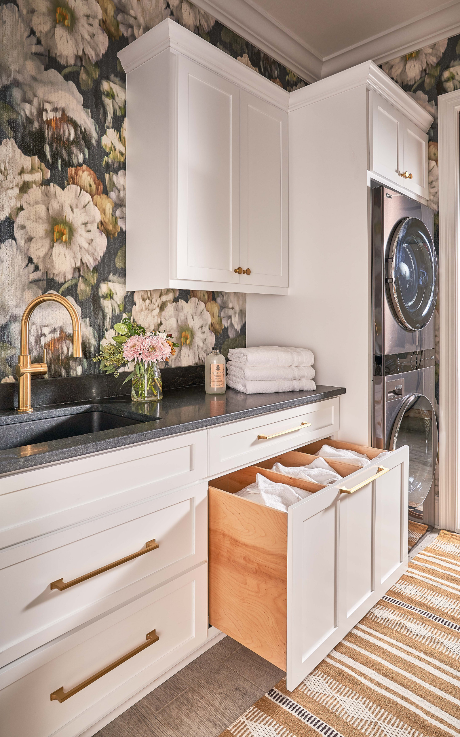Beautiful Laundry Room Vanity TikTokers Laundry Room Upgrade Is