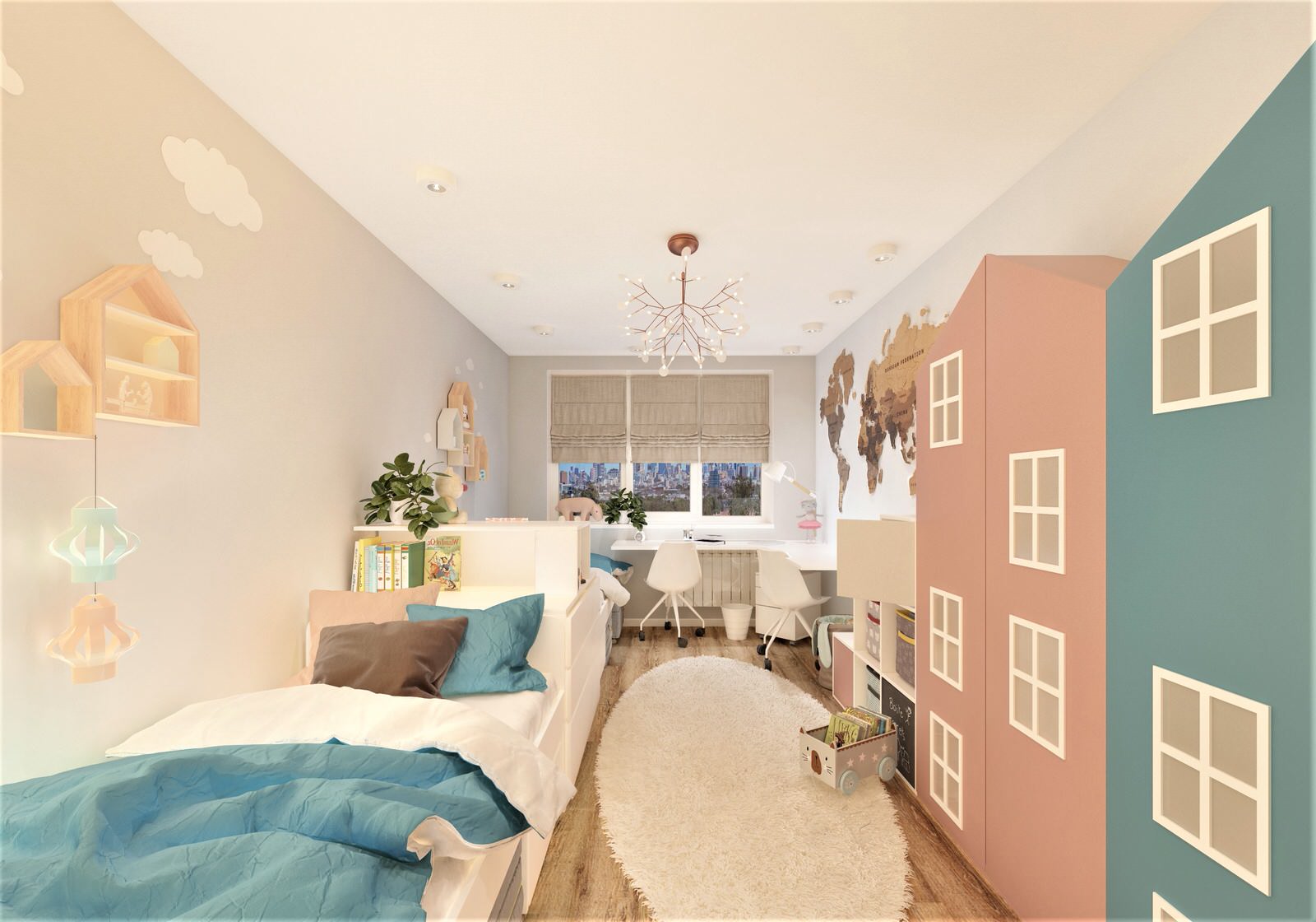 Дизайн интерьера для молодой пары с большими планами на будущее