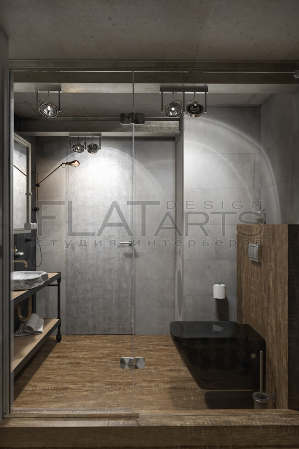 Дизайн двухуровневой квартиры 134 кв.м. в стиле лофт