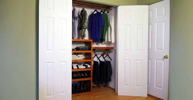 John Louis Home 16in Deep Woodcrest Closet Organizer