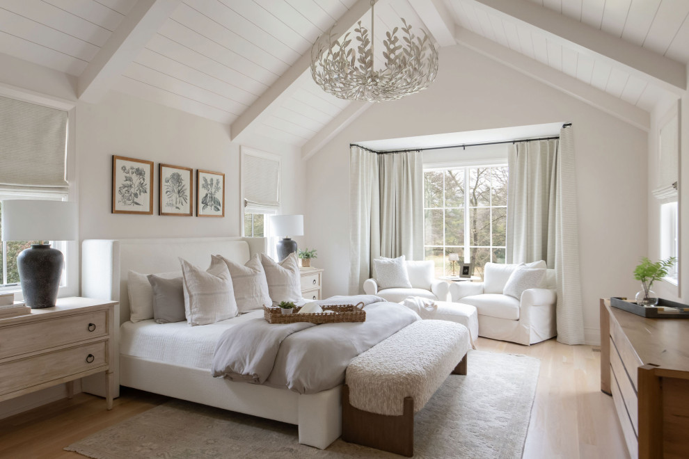 Example of a french country bedroom design in Nashville