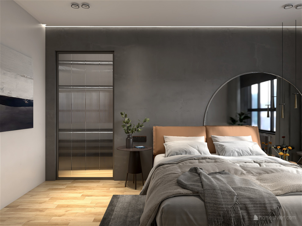 Спальня из проекта "Gray"