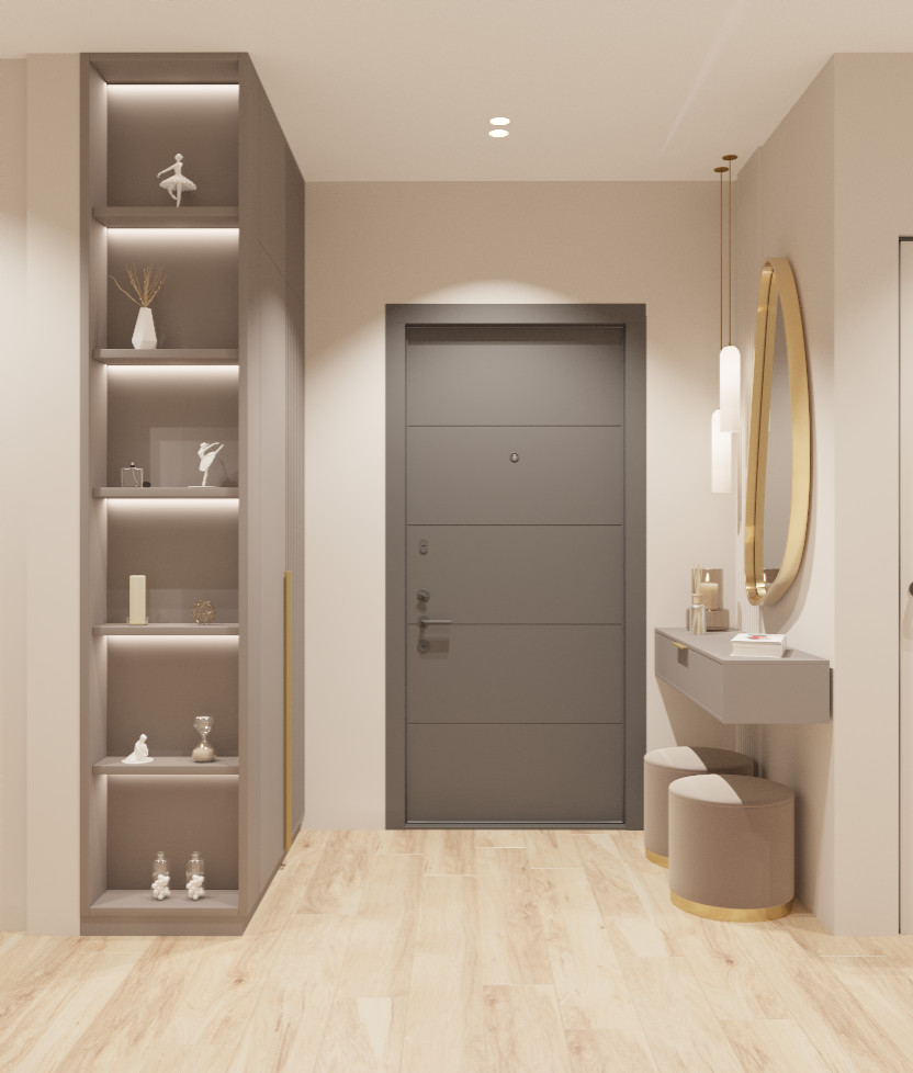 прихожая в ЖК Ньютон