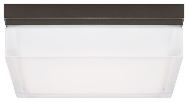 Tech Lighting Boxie 90 CRI 3000K 120V Wall/Ceiling, Bronze, Large