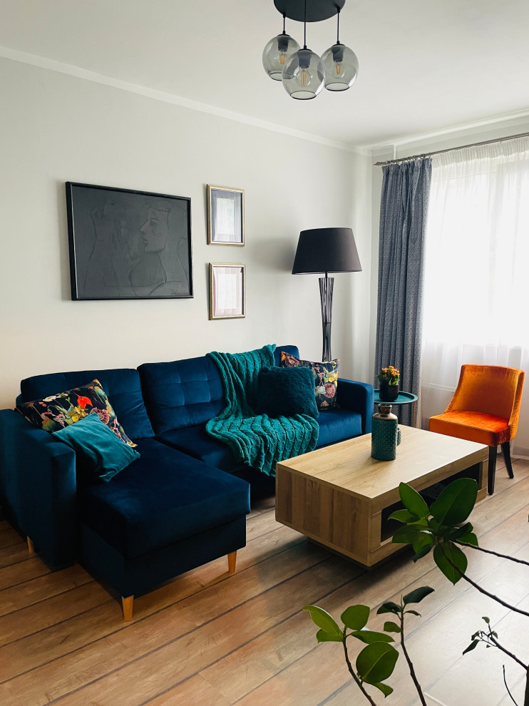 Art Deco inspired living room in Riga, Latvia