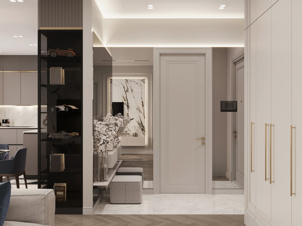 Дизайн-проект жилого дома в ЖК «Сердце Столицы» 80.3 кв.м