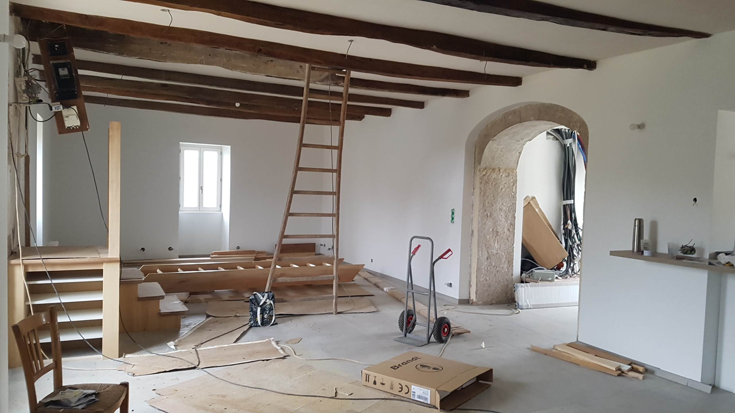 Rénovation complète // Gîte Les Escures