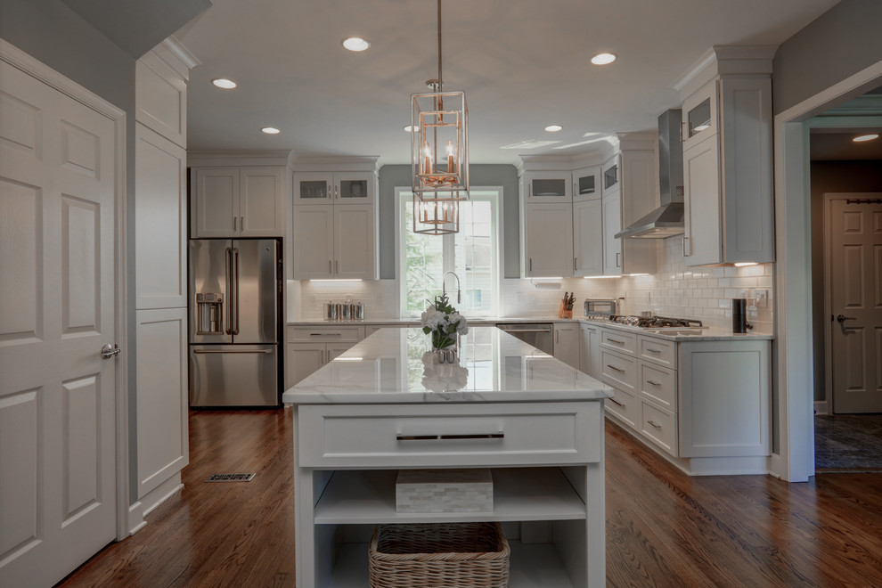Inspiration for a transitional kitchen remodel in DC Metro