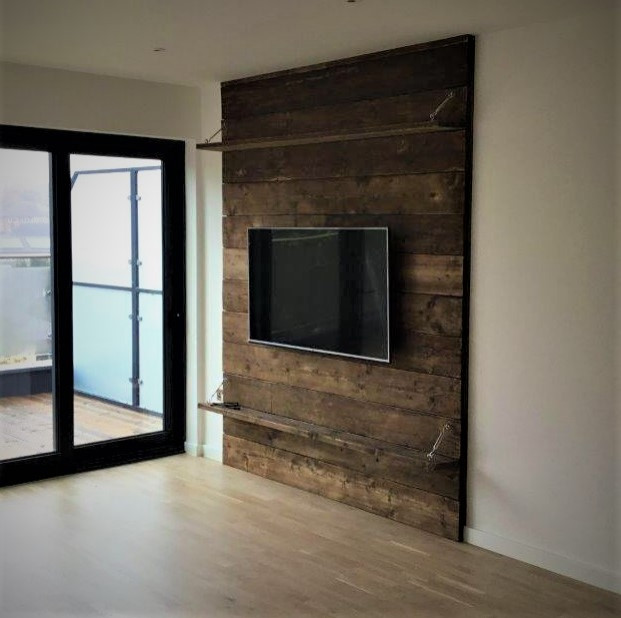 Cladding up the walls shabby-chic-style-living-room