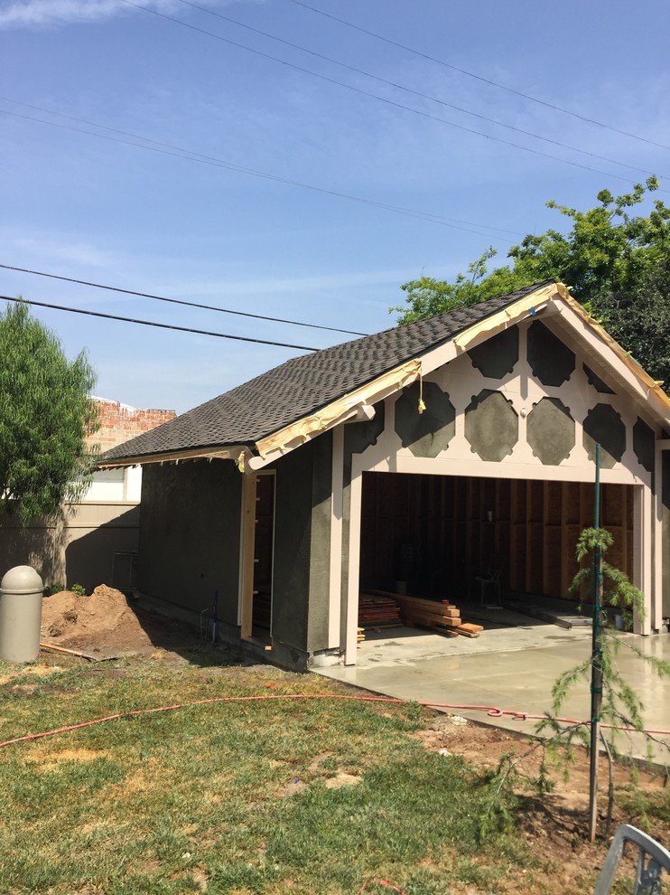 New 2 car garage historical house